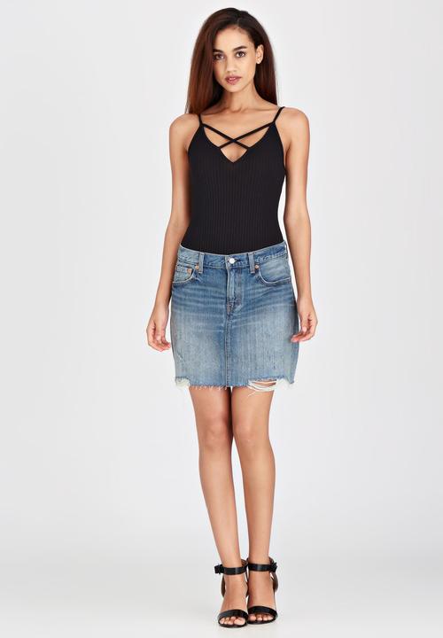 Levi’s® - Faded Icon Denim Skirt Blue