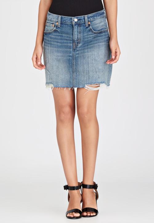 Levi’s® - Faded Icon Denim Skirt Blue