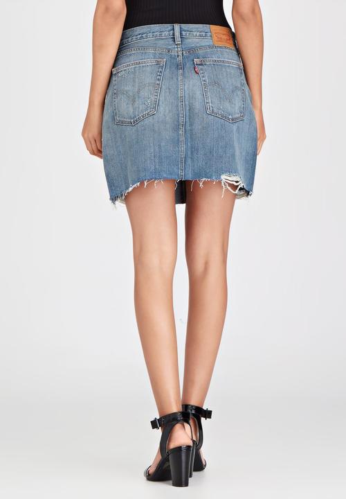 Levi’s® - Faded Icon Denim Skirt Blue