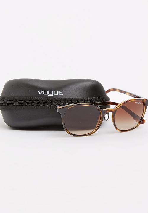 Vogue Eyewear - Vogue Cat-eye Sunglasses 52mm-Mid Brown
