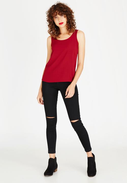 ONLY - Nova Sleeveless Top Red