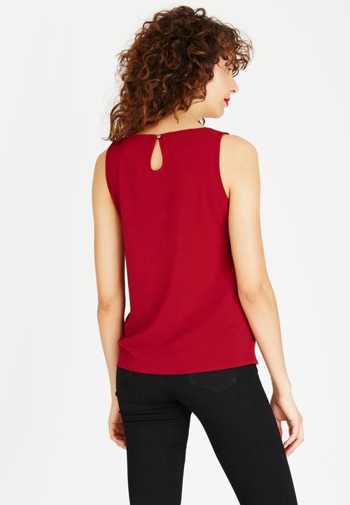 ONLY - Nova Sleeveless Top Red