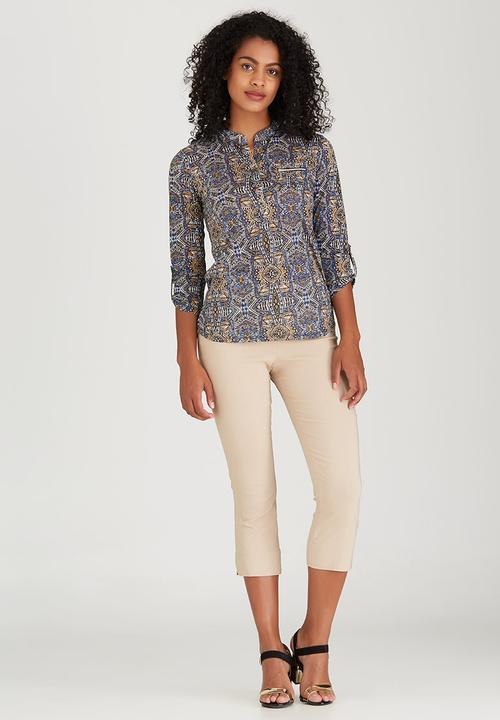 cath.nic - Burnout Zip Detail Top Multi-colour