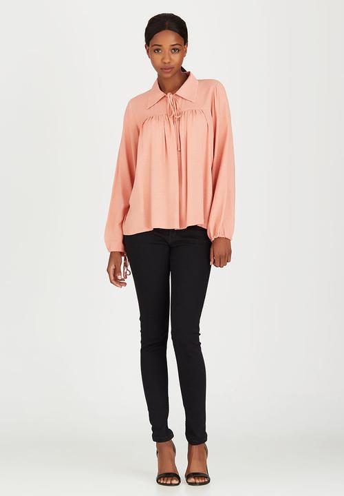 edit - Baby Doll Top Coral
