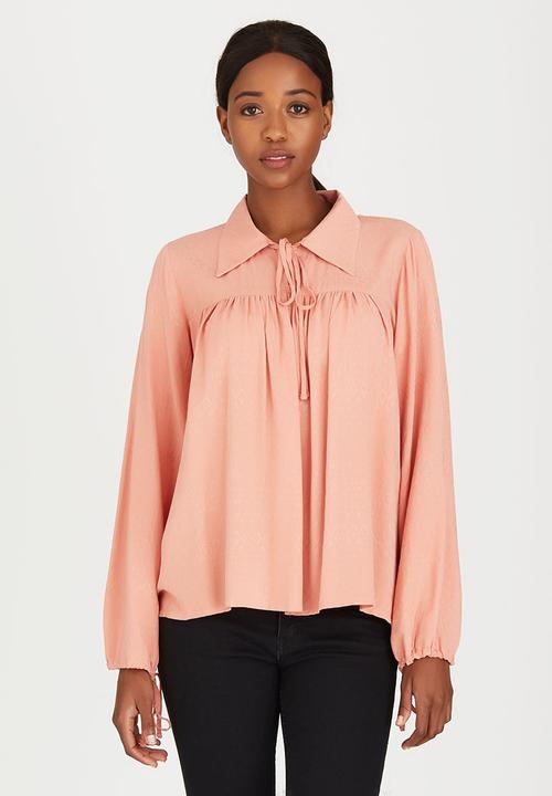 edit - Baby Doll Top Coral