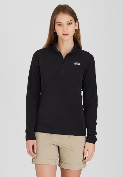 DNU - The North Face - 100 Glacier Zip Top Black