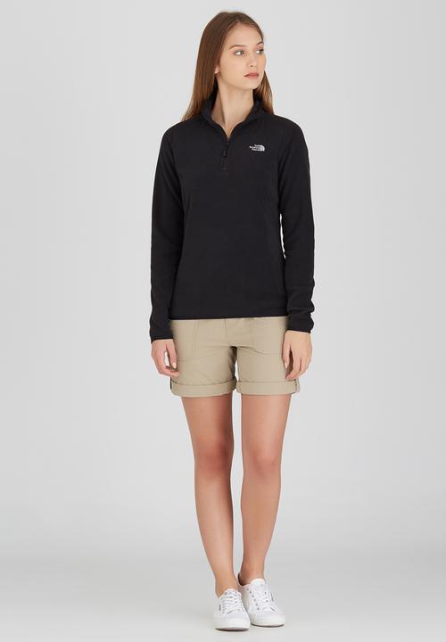 DNU - The North Face - 100 Glacier Zip Top Black
