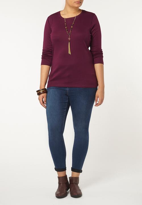 EVANS - Long Sleeve T-shirt 2 Pack Multi-colour