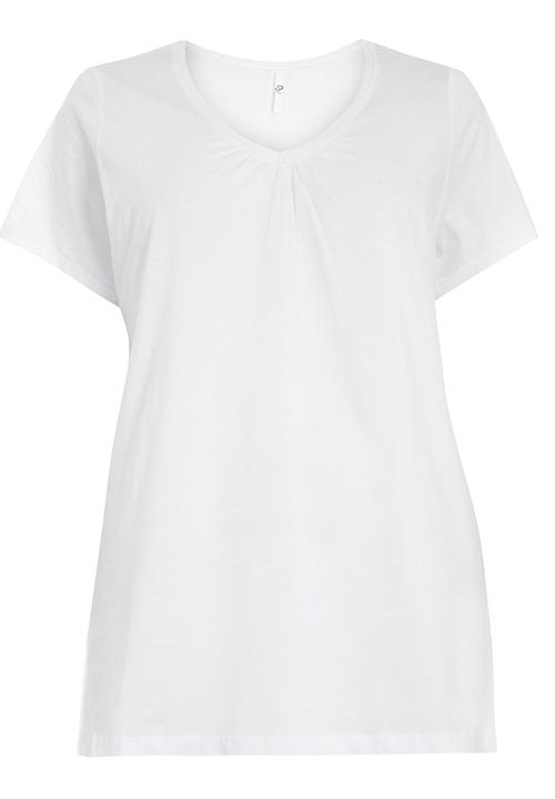 EVANS - Essential V-neck T-shirt White