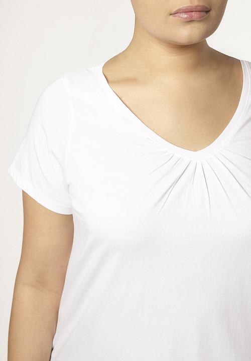 EVANS - Short Sleeve T-Shirt White
