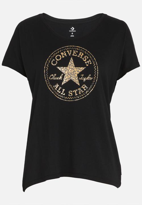 Converse - Metallic Detail Tee Black
