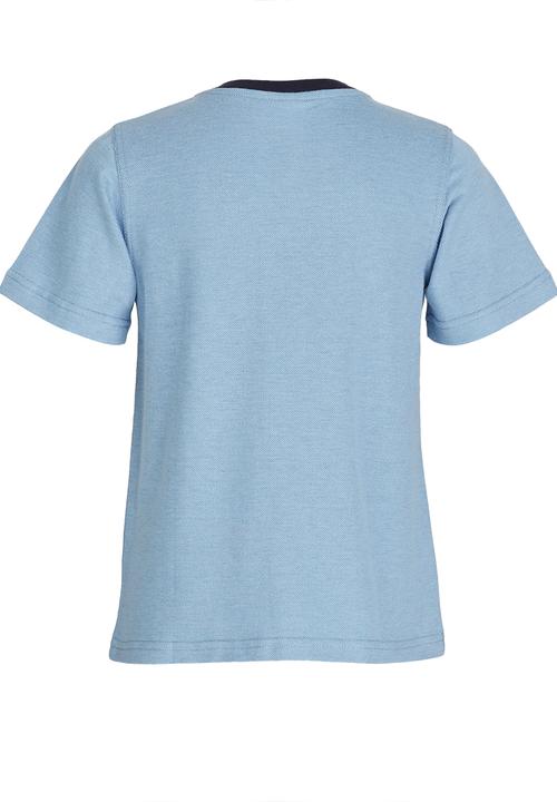 Rebel Republic - Henley Tee Blue