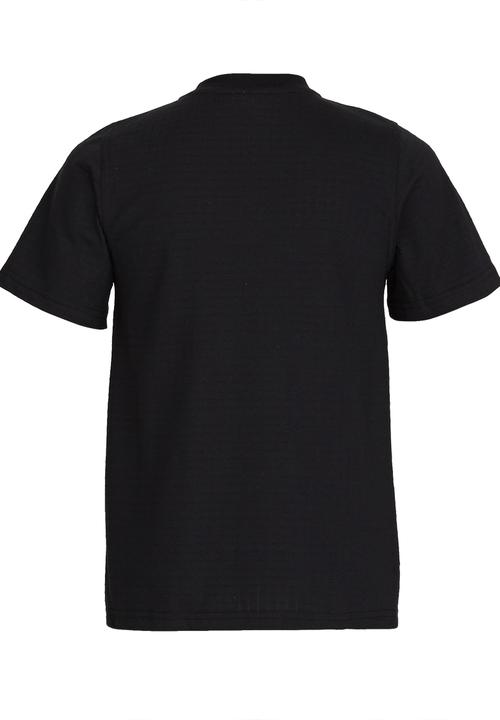 Rebel Republic - Henley Tee Black