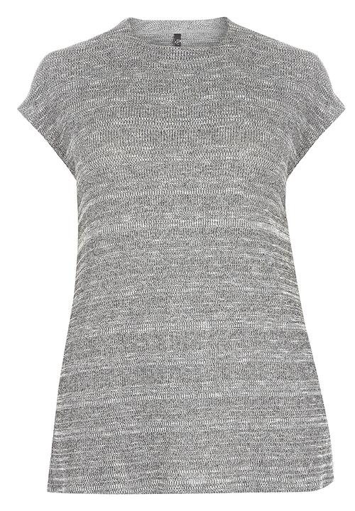 EVANS - Ribbed Turtle Neck Grey