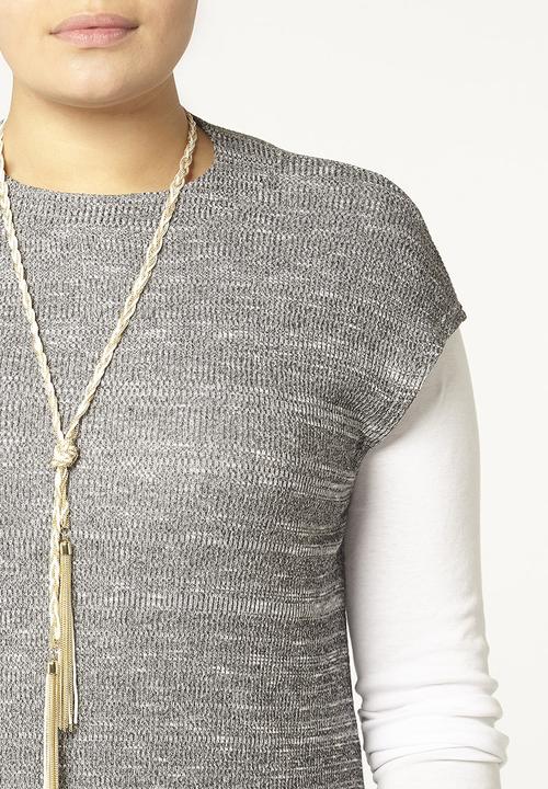 EVANS - Ribbed Turtle Neck Grey