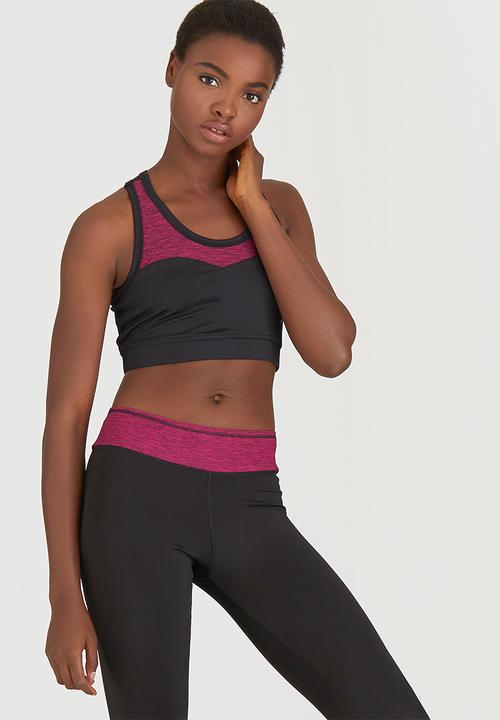 Lithe - Sporty Crop Top Magenta