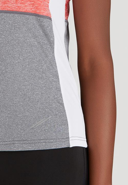 Lithe - Sporty Colourblock Vest Coral
