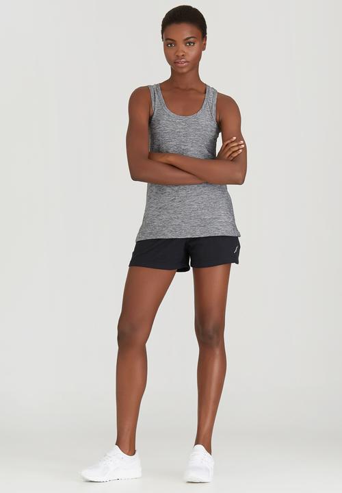 Lithe - Rouche Back Swing Vest Grey Melange
