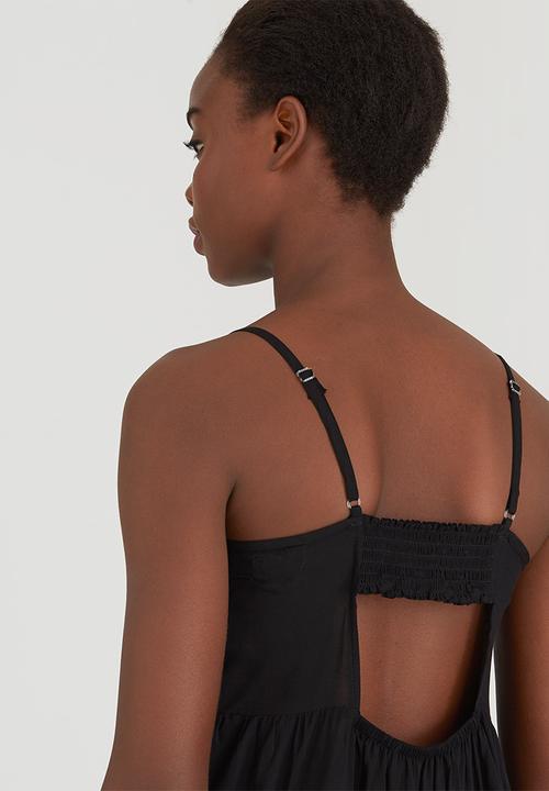 c(inch) - Tiered Cami Black