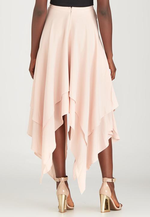 STYLE REPUBLIC - Hanky Hem Maxi Skirt Pale Pink