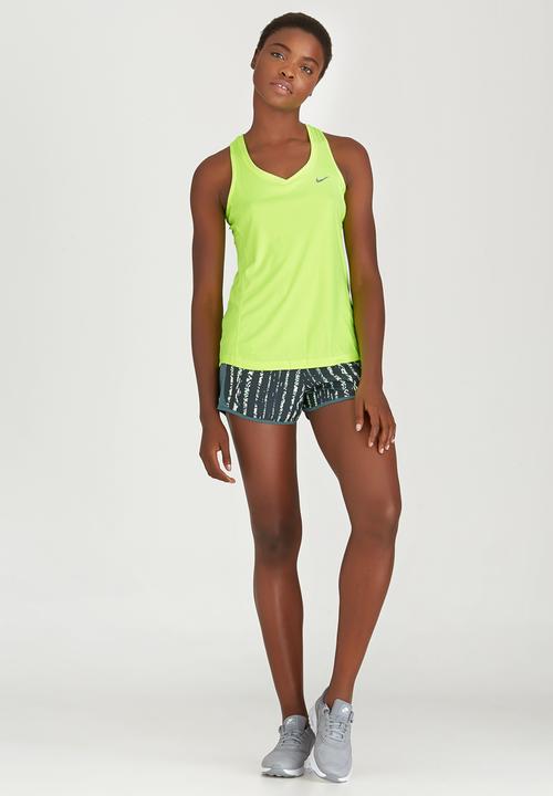 Nike - Nike Running Miler Tank Light Green