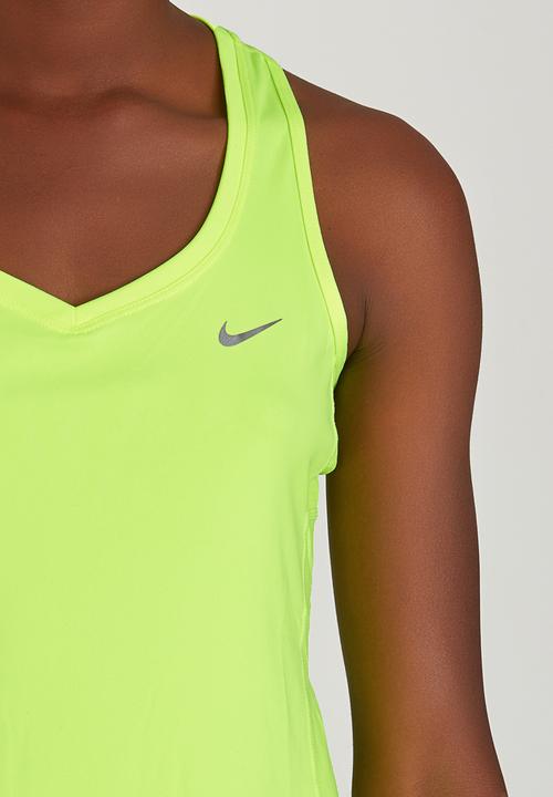 Nike - Nike Running Miler Tank Light Green