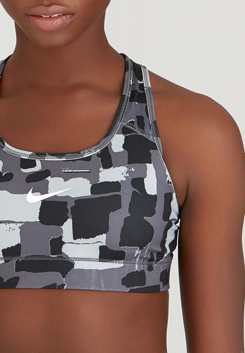 Nike - Nike Victory Compression Quarry Sportsbra Black and Grey