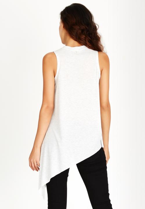 GUESS - Joscelyn Rib Tank Grey Melange
