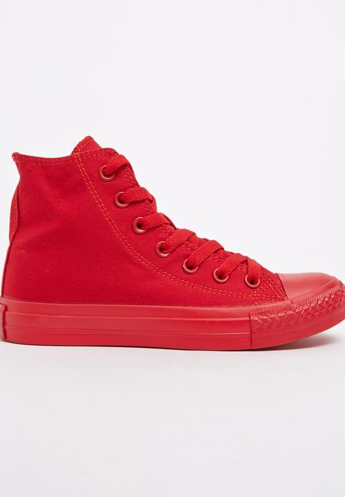 red soviet sneakers