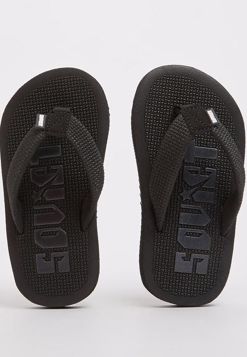SOVIET - Boys Flip Flops Black