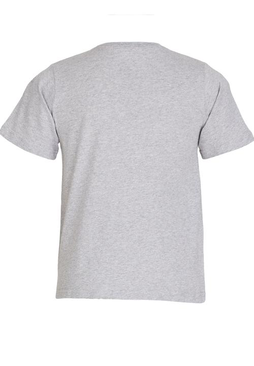 Rebel Republic - Slim Fit Printed T-shirt Grey