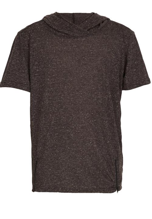 Rebel Republic - Hooded Top Grey Melange