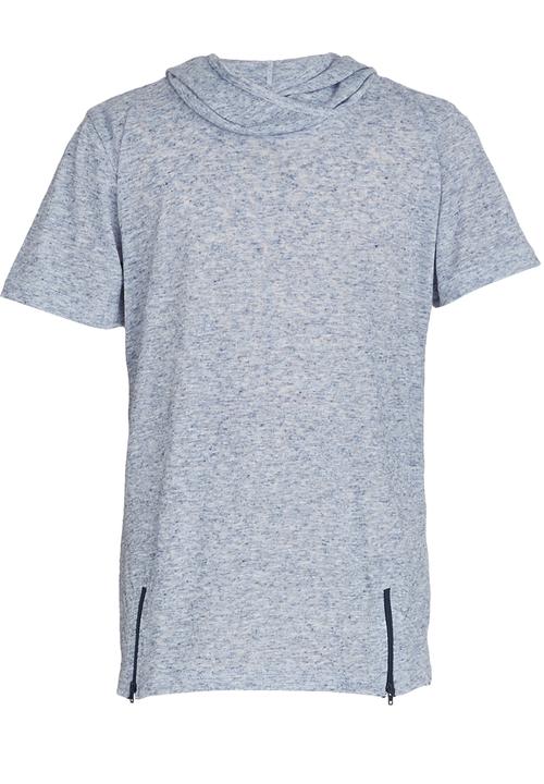 Rebel Republic - Hooded Top Mid Blue