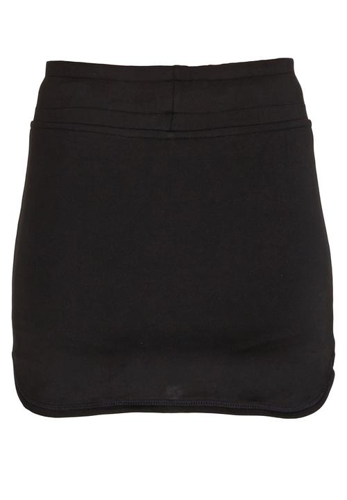 Lithe - Poly Spandex Mini Skirt Black
