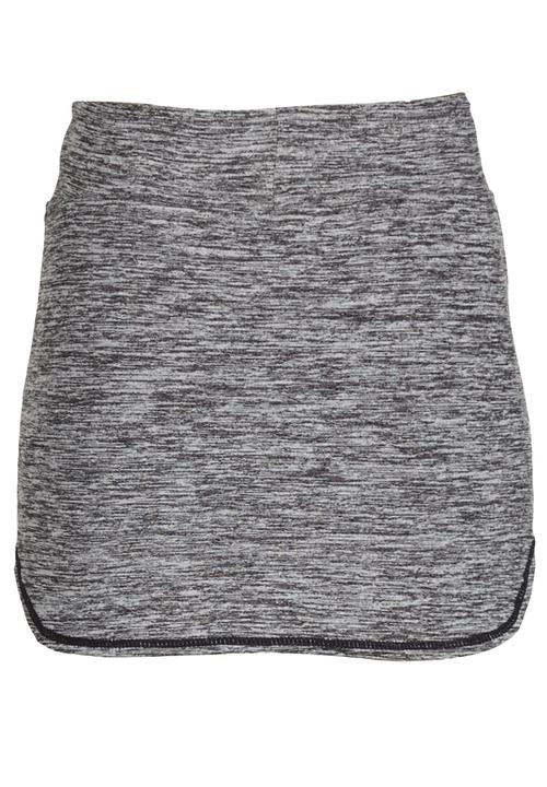 Lithe - Poly Spandex Mini Skirt Grey