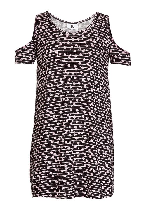 Rebel Republic - Cold  Shoulder Dress Multi-colour