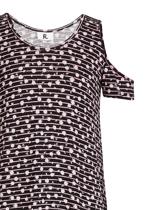 Rebel Republic - Cold  Shoulder Dress Multi-colour