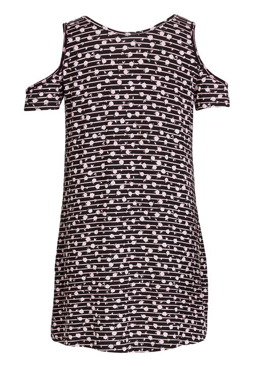 Rebel Republic - Cold  Shoulder Dress Multi-colour