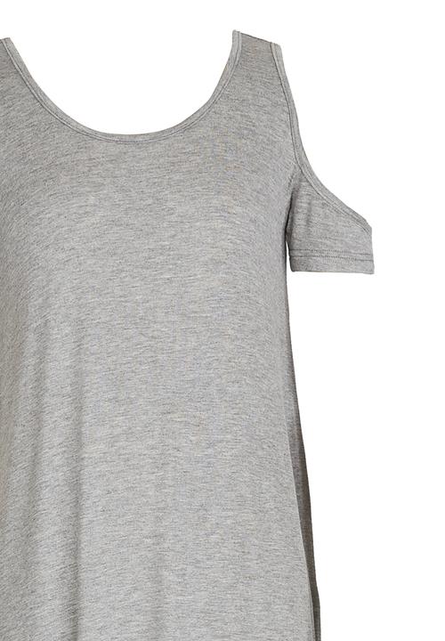 Rebel Republic - Cold Shoulder Dress Grey