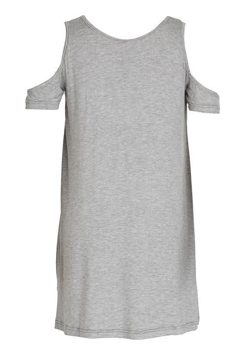 Rebel Republic - Cold Shoulder Dress Grey