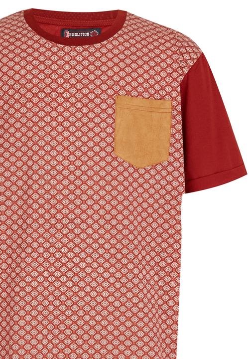 Pop Candy - Boys   Tee Dark Red