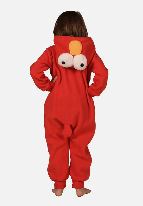 aFREAKa Clothing - Elmo Inspired Onesie Dark Red