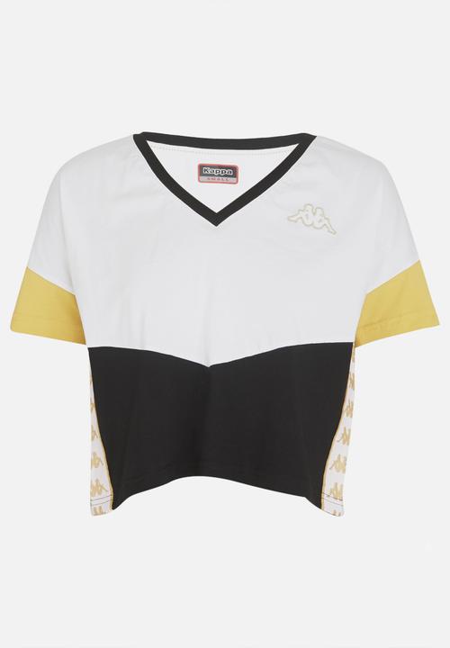 KAPPA - Banda Ladies Crop Tee Black and White