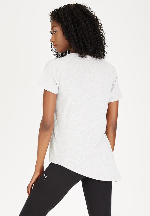 PUMA - Evo Side Knot Tee Mid Grey