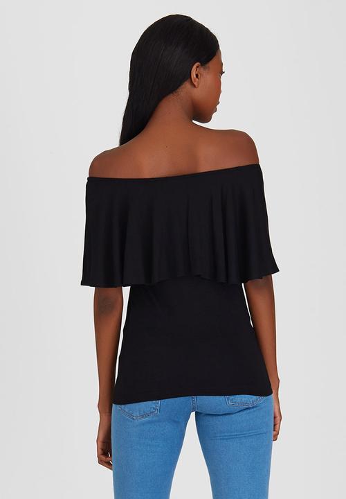 c(inch) - Bardot T-shirt Black
