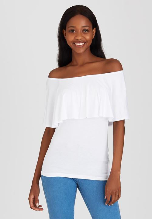 c(inch) - Bardot T-shirt White