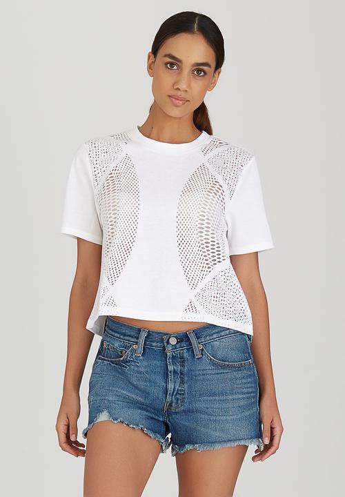 RVCA - Compass Boxy Fit Tee Off White