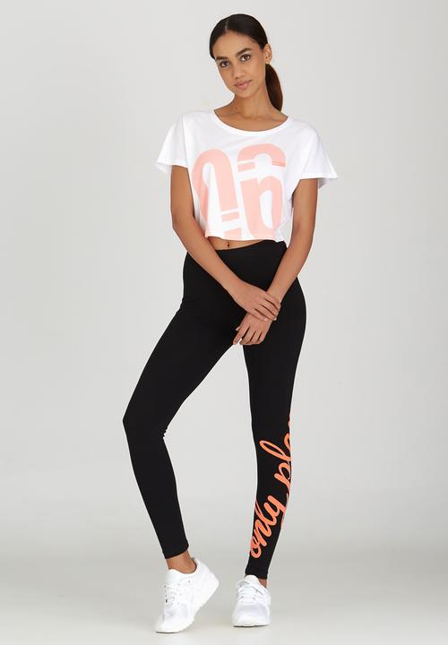 ONLY Play - Brianna Cropped Tee White