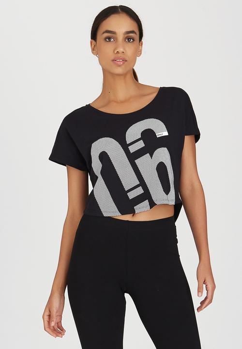 ONLY Play - Brianna Cropped Tee Black