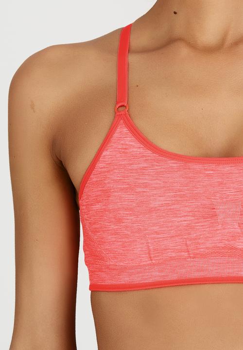 ONLY Play - Lucile Thin Strap Seamless Sports Bra Coral